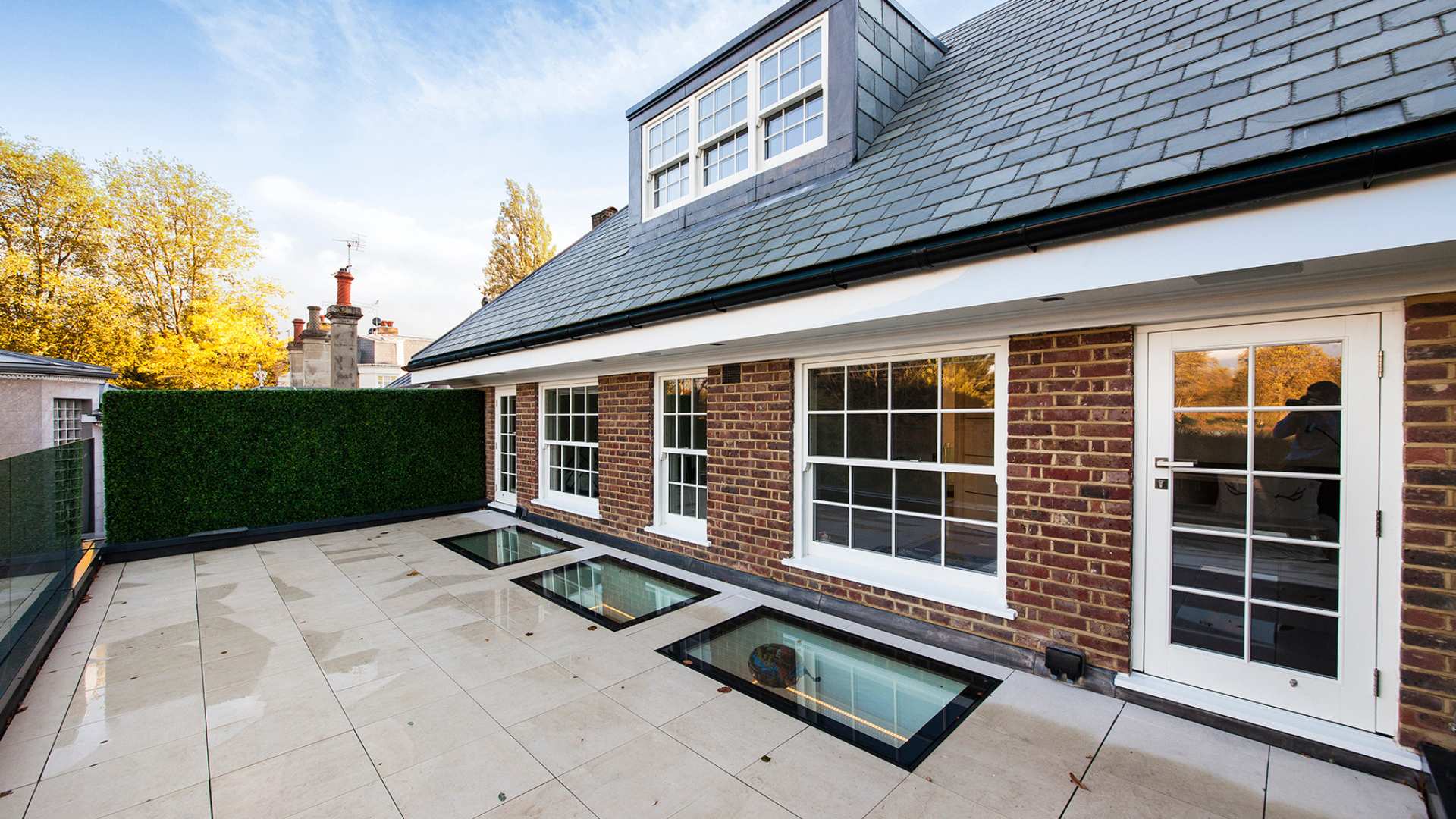 Begehbares Glas - Glasboden, Dachterrasse & Lichtschacht