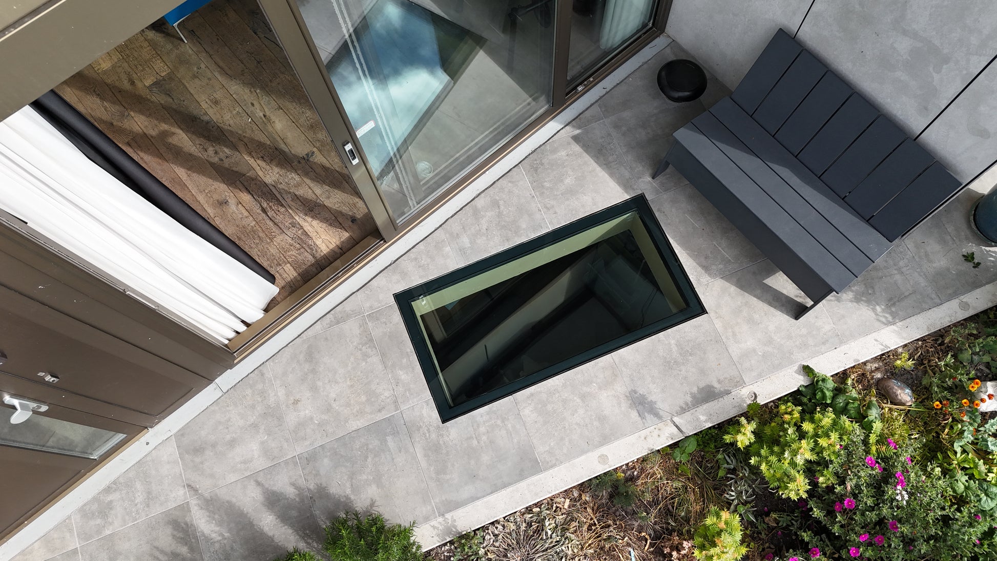 Begehbares Glas – gerahmt – 1000 × 2000 mm