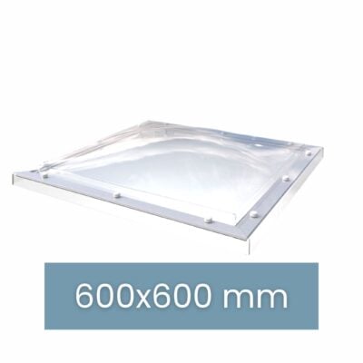 Lichtkuppel Flachdach – 600 × 600 mm