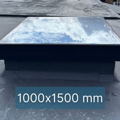 Dachfenster Flachdach – gerahmt – feststehend – 3-fach – 1000 × 1500 mm