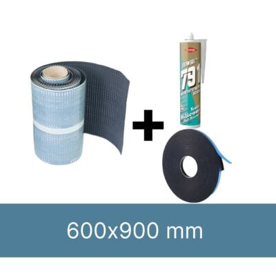 Montage-Set Dachfenster – Schrägdach (Ziegel) – 600 × 900 mm