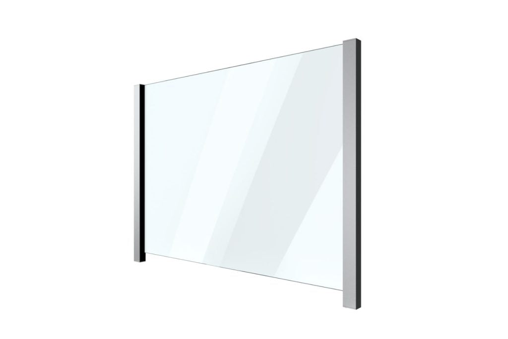 Französischer Balkon aus Glas