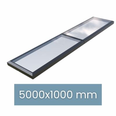 Modulares Oberlicht – gerahmt – 5000 × 1000 mm