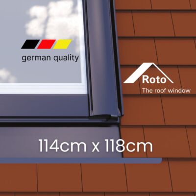 ROTO Dachfenster – 114 × 118 mm