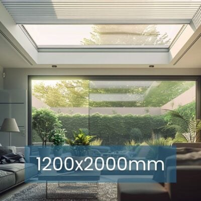 Dachfenster Rollo – für Dachfenster Flachdach – 1200 × 2000 mm – Detailansicht