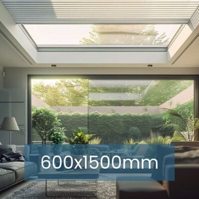 Dachfenster Rollo – für Dachfenster Flachdach – 600 × 1500 mm – Detailansicht