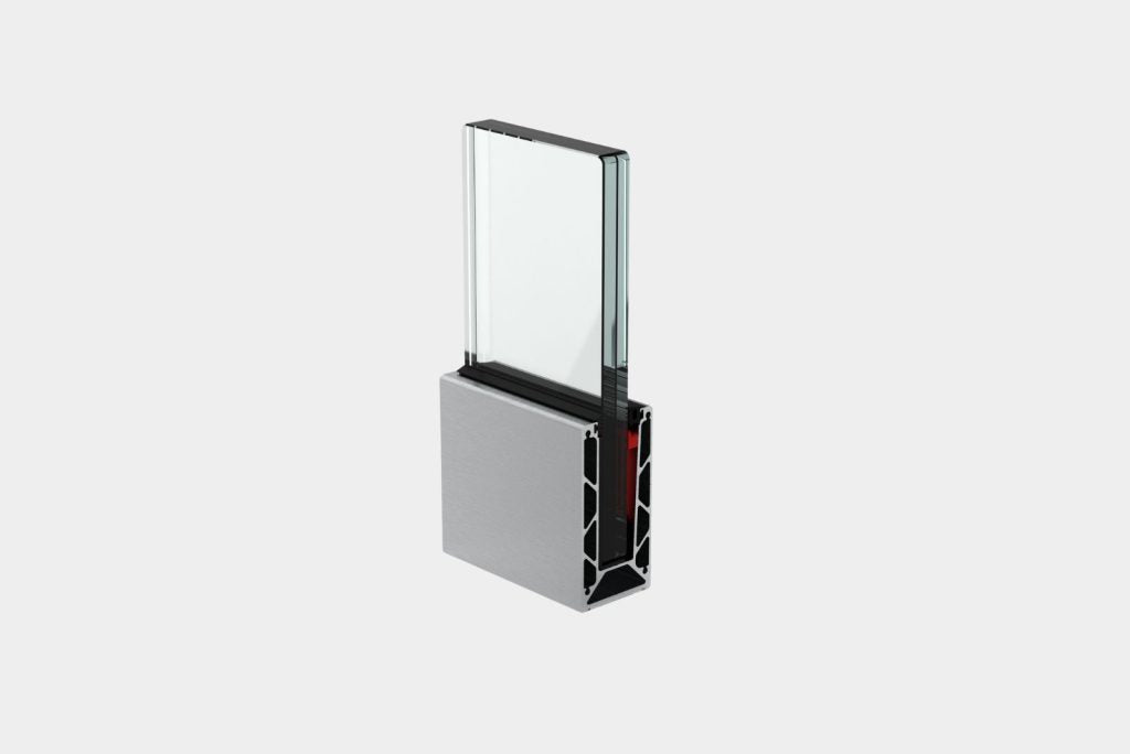 Glasgeländer System SV 55 UT – Profilset
