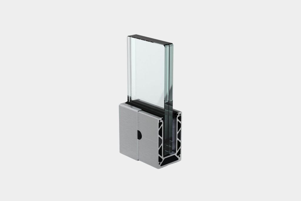 Glasgeländer System SV 70 UF – Profilset