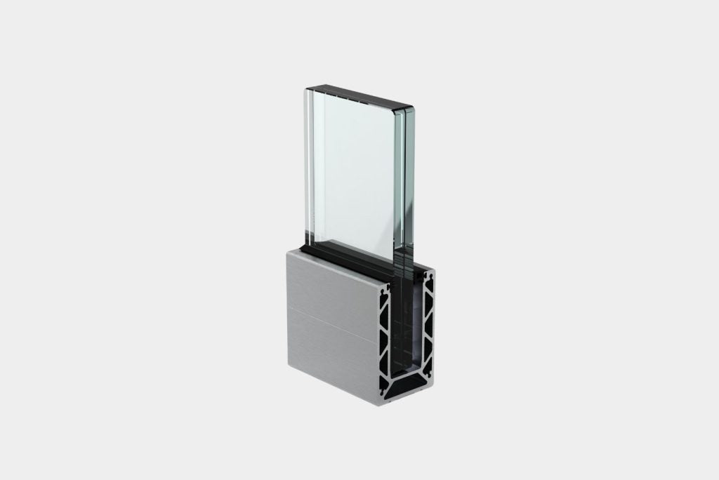 Glasgeländer System SV 75 UT – Profilset